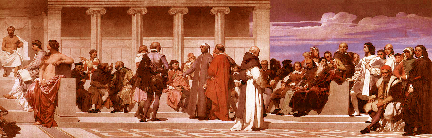 the hemicycle detail two